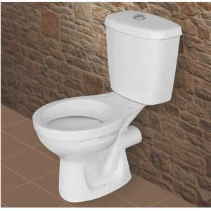 Vente en gros de cuvette de toilette en céramique de 2 pièces au design moderne, commode carrée africaine P Trap Washdown pour la salle de bain - Product Image 3