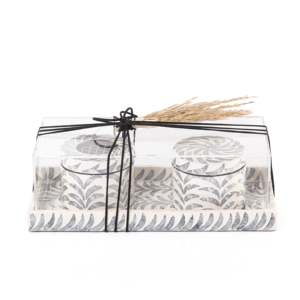 Vietnamese MOP Incense Burner Set <b>Islamic</b> Burner <b>Gift</b> for Ramadan Elegant Handmade MOP Floral Burner for Home Decor and Gifting - Product Image 1