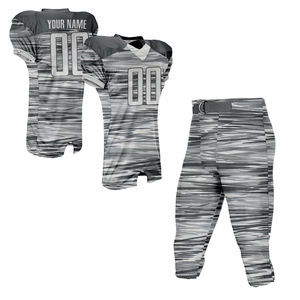 Maillot de football américain personnalisé, surdimensionné, en maille polyester, streetwear, maillot d'équipe de club, col en V, imprimé par sublimation, uniforme de jeu - Product Image 6