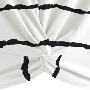 Novedad de verano, camiseta personalizada lavada de algodón 100% en blanco, camiseta de gran tamaño con lavado ácido liso de alta calidad, camiseta recortada para mujer - Product Image 4