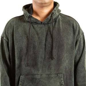 Survêtements délavés à l'acide de haute qualité personnalisés, survêtements 100% coton délavés à l'acide, pullover vintage, ensembles pour hommes - Product Image 4