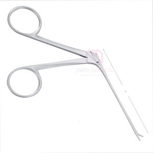 Micro pince ENT en acier inoxydable de haute qualité | Outil de précision d'instruments chirurgicaux d'oreille moyenne otoscopie à tête annulaire - Product Image 5