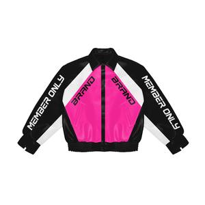 Conjuntos de dos piezas de peso pesado cálido de invierno, chaqueta universitaria de cuero y pantalón de lana, chándales de estilo de moda personalizados - Product Image 4