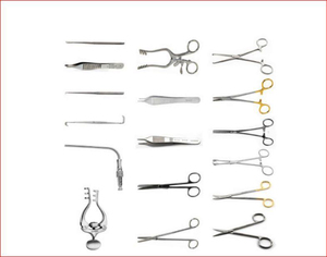 Ensemble moyen de 73 pièces Kit d'outils de chirurgie de thyroïdectomie Instruments ORL Outils chirurgicaux Source d'alimentation manuelle Matériau en acier 46 pièces - Product Image 3