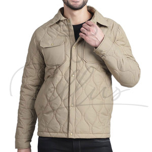 Nouvelle arrivée, veste matelassée pour homme à manches longues, logo personnalisé, position avant, style formel, respirante, hiver, personnalisable, vente en gros - Product Image 4