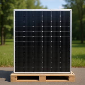 Panneau solaire monocristallin bifacial 550W-560W demi-cellule avec couvercle avant en verre sur palette - Product Image 3