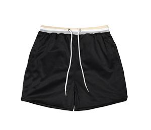 High Quality Custom Logo Mesh Shorts With Pockets Breathable Plain Men's Color And Size Mesh Shorts Double <b>Layer</b> Drawstring - Product Image 1