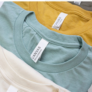 Camiseta de Manga Corta para Hombre Bella+Canvas, de Algodón/Fibra de Bambú, Ecológica, Transpirable, de Secado Rápido, Color Sólido - Product Image 4