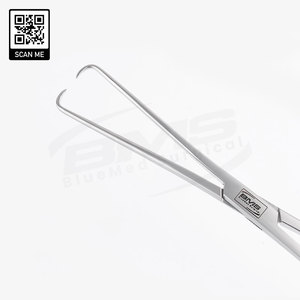 ชุดเครื่องมือแพทย์แบบมืออาชีพ Teale Tenaculum Forceps สามารถนึ่งฆ่าเชื้อได้ ใช้ซ้ำได้ คุณภาพทางการแพทย์ ทนทานสูง ป้องกันการกัดกร่อน - Product Image 2