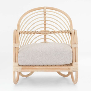 Vente en gros de chaise en rotin naturel pour la décoration de la maison chaise de détente en rotin fait main fabriquée au Vietnam - Product Image 2