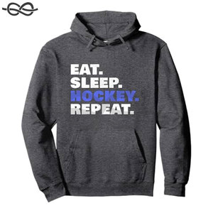 Chemise pour les amateurs de hockey Pull à capuche Sports Fans Confortable Élégant Sweat à capuche Hockey Cadeau parfait Fans de hockey sur glace - Product Image 5