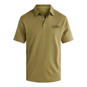 Chemise pour homme avec logo personnalisé imprimé, tricotée, écologique, avec poche, tissu respirant, service OEM, usine du Bangladesh - Product Image 1