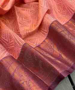 ส่าหรีผ้าไหมผ้าโปร่งบาง - Product Image 6