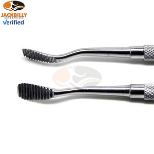 Escofina de hueso Dental Manual Premium estilo Miller de doble extremo mango de diseño personalizado acabado de espejo pulido acero inoxidable de alta calidad - Product Image 5