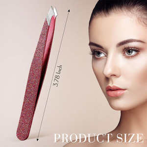 Oem Odm Custom Made 2025 Pince à sourcils professionnelle en acier inoxydable pour hommes Pince à épiler personnalisée - Product Image 2