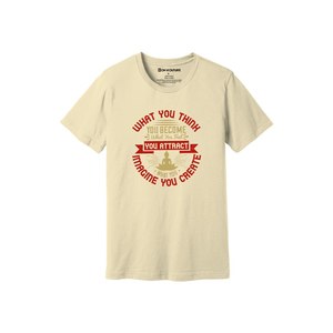 100% algodón camiseta informal 3D Buda temas impresión 12 opciones de color 160-180 pesado GSM diseño personalizable Logotipo de colocación - Product Image 3