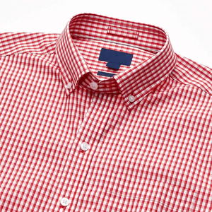 Camisa de Hombre a Cuadros con Botones, Manga Larga, Elegante - Product Image 3