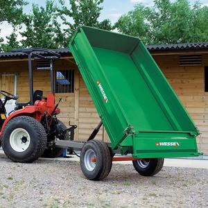 Hot Selling 4 2-Wheel Tipping <b>Trailer</b> Hydraulic Dump Attached with <b>Tractor</b> for Farm Use Available for Sale - Product Image 6