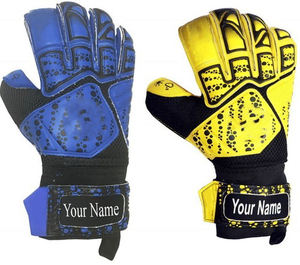 Gants de gardien de but de football professionnels au design dernier cri, en latex de 4 mm, épaissis, imperméables, avec sangle de poignet réglable, respirants, à lacets - Product Image 3