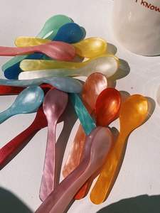 Couverts en bois, cuillère en bois, fourchette, ensemble de couverts, vaisselle en bois, fourchette pour enfants, cuillère à dessert, cuillère à soupe - Product Image 5