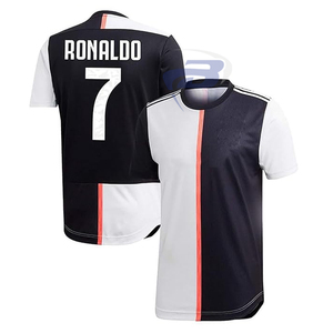 Ensemble de maillot de football imprimé noir et blanc, uniforme de football respirant, séchage rapide, léger, en polyester, kit d'entraînement - Product Image 2