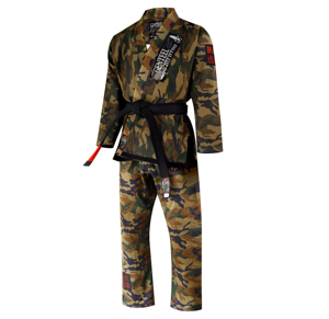 Kimonos de jiu jitsu brésilien camouflage de qualité supérieure Kimonos Genteel 100% coton avec conception personnalisée et étiquettes de marque sur la vente en gros - Product Image 1