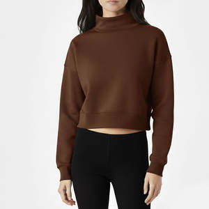 Vente en gros de pulls à col montant en maille extensible/coton pour femmes, style sororité, coupe ample, Delta Lambda Phi, manches longues, hiver - Product Image 3
