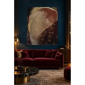 Fida Klimt Danae avec cheveux roux, impression sur toile - Product Image 3