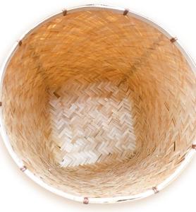 Hot New Design Bambou Panier De Rangement Rectangle Tissé Panier Prix De Gros Cuisine Espace Organisateur - Product Image 3
