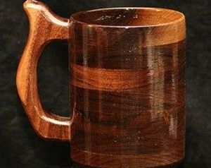 SMART POPULAR ASEGURANDO Taza de madera Calidad Premium Diseño moderno Perfecto para té Café Vino y cerveza de Falak - Product Image 5