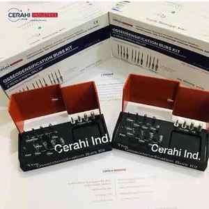 Kit de fraises d'osséodensification dentaire de 17 pièces-Ensemble de préparation à l'ostéotomie par implant électrique certifié CE ISO - Product Image 1