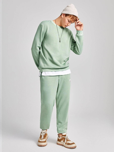 Conjunto de pantalones de chándal y Sudadera con capucha y estampado 3D personalizado unisex, chándal de lana de algodón pesado 100%, joggers negros para invierno - Product Image 6