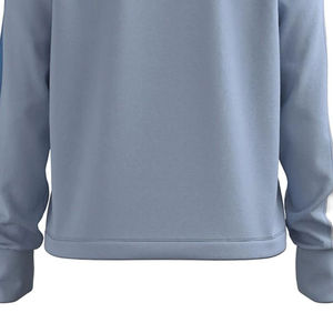 Sudadera de cuello redondo de lana de gran tamaño con hombros caídos personalizada para mujer, sudadera de lana de moda para mujer - Product Image 6