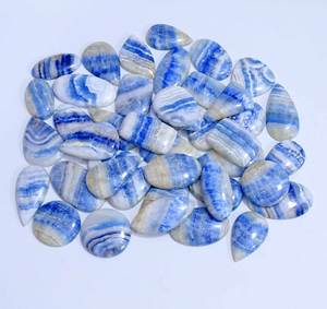 AAA + คุณภาพหินควอตซ์ทรงหลังเบี้ยสีน้ำเงินธรรมชาติอัญมณีหลวมสำหรับการรักษาขายส่ง - Product Image 4