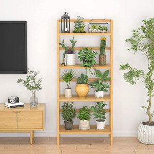 ตู้หนังสือพร้อมบันไดผ้าห่มและชั้นวางเฟอร์นิเจอร์อเนกประสงค์ - Product Image 4