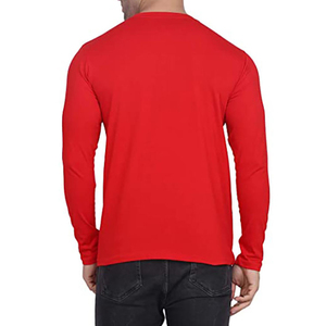 100% coton col rond Slim Fit hommes T-Shirt haute qualité sonnerie tricoté personnalisé impression numérique Logo solide OEM Service disponible - Product Image 3