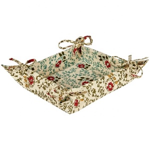 GOTS Counter Top Organizer Desktop Decor Bread <b>Basket</b> Small Cotton Woven Cloth Kitchen Storage <b>Baskets</b> Units for <b>Eggs</b> and Breads - Product Image 5