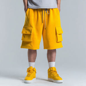 Pantalones Cortos Deportivos Cargo Tejidos de Alta Gama para Hombre, Felpa Gruesa, Invierno, Talla Grande - Product Image 1