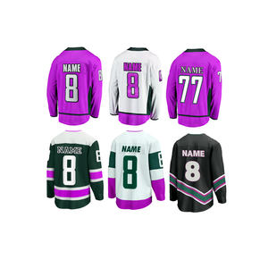 Jersey de Hockey sobre Hielo de Grado Profesional, 100% Poliéster, Impresión Digital, Transpirable y Antibacteriano - Product Image 5