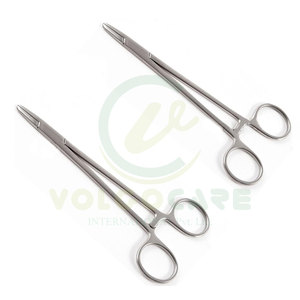 Porte-aiguilles manuel microvasculaire Instruments chirurgicaux en acier inoxydable extrêmement délicats TC Smooth Forceps - Product Image 6