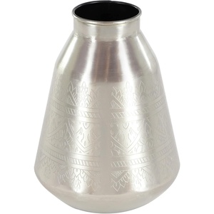 Vase en aluminium coulé de couleur noire décor en métal intemporel Vase à fleurs personnalisable Vase élégant personnalisé pour la maison et le bureau - Product Image 5