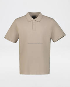 XL Tamaño 100% Algodón Young Boys para Polo Camisa Cierre de botón Puños bordados Slim Street Fashion Golf Work Jersey sólido - Product Image 1
