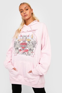 Sweat à capuche surdimensionné à imprimé papillon pour femme, Design de dessin animé de haute qualité, destiné à l'exportation - Product Image 6