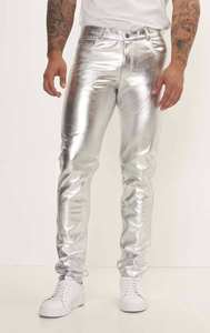 Pantalon en cuir véritable pour homme, braguette à boutons, coupe-vent, respirant, vente en gros d'usine, prix raisonnable, teinture unie avec logo à la taille - Product Image 5