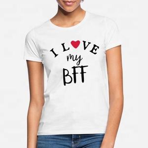 T-shirt décontracté de haute qualité pour femmes, 100% coton peigné, OEM, usine du Bangladesh, 160 g/m², manches courtes, col rond - Product Image 3