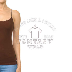 FANTASY WEAR OEM 2026 Venta al por Mayor y Logotipo Personalizado, Camiseta sin Mangas Básica de Verano para Mujer, de Algodón Acordonado, Informal, con Certificación CE IS0 - Product Image 2