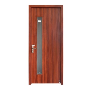 Porte en acier sur mesure, fabrication Dewoo, moderne, WPC stratifié, imperméable, finition PVC, manuel pour propriétés - Product Image 1