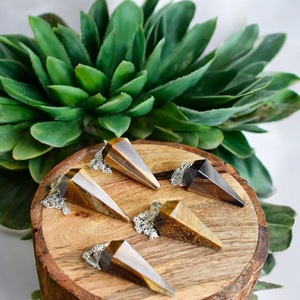 คริสตัลรูปเสือโคร่งลูกตุ้มคริสตัลเลื่อนลอยทรงกรวย - Product Image 4