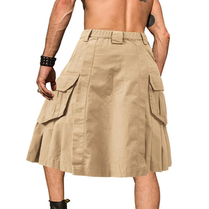 Kilts écossais utilitaires pour hommes, jupes écossaises traditionnelles à carreaux, style durable, service OEM - Product Image 6