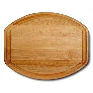 Planche à découper en bois d'acacia durable faite à la main avec poignée - Product Image 1